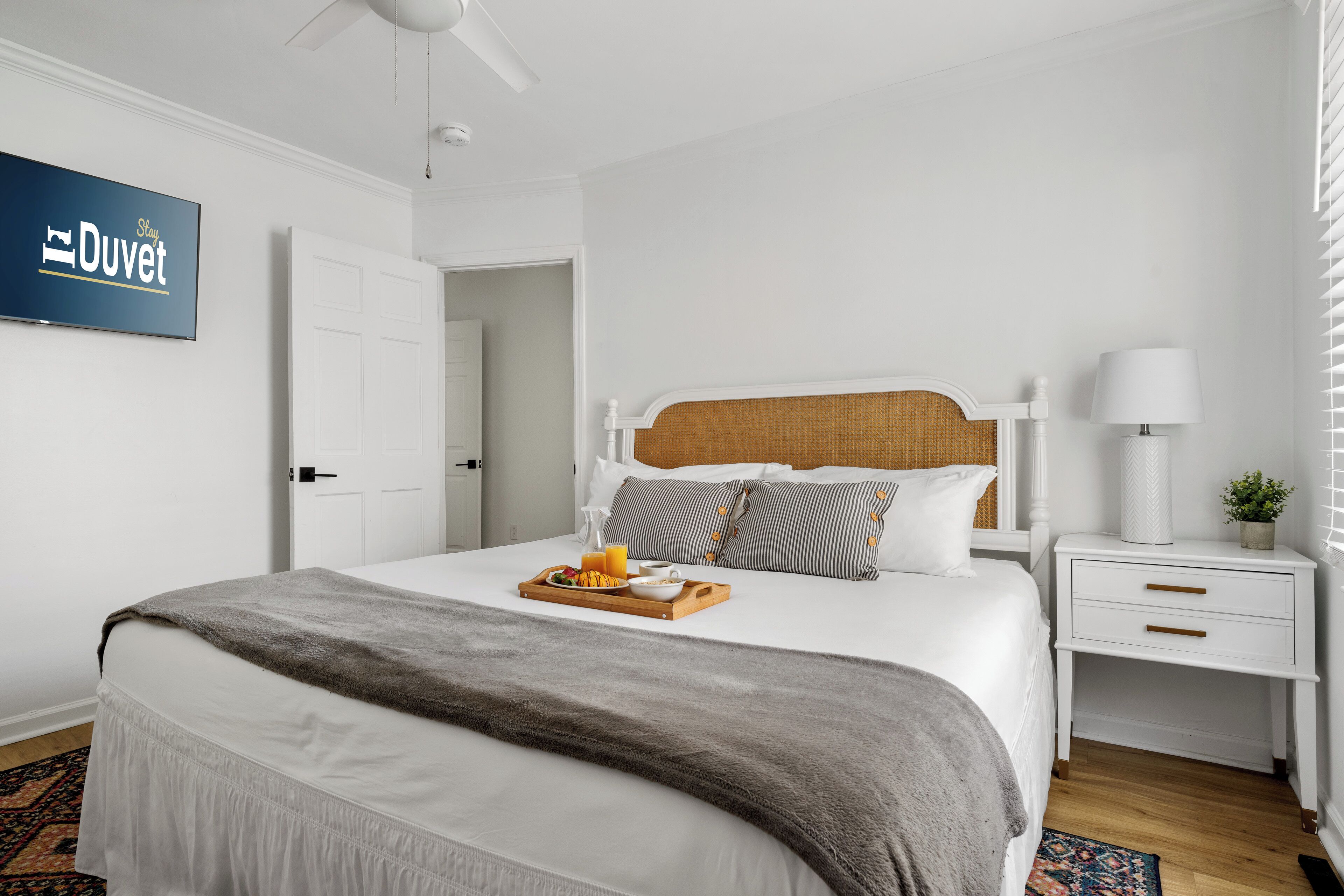 2 habitaciones, tabla de planchar con plancha y wifi 