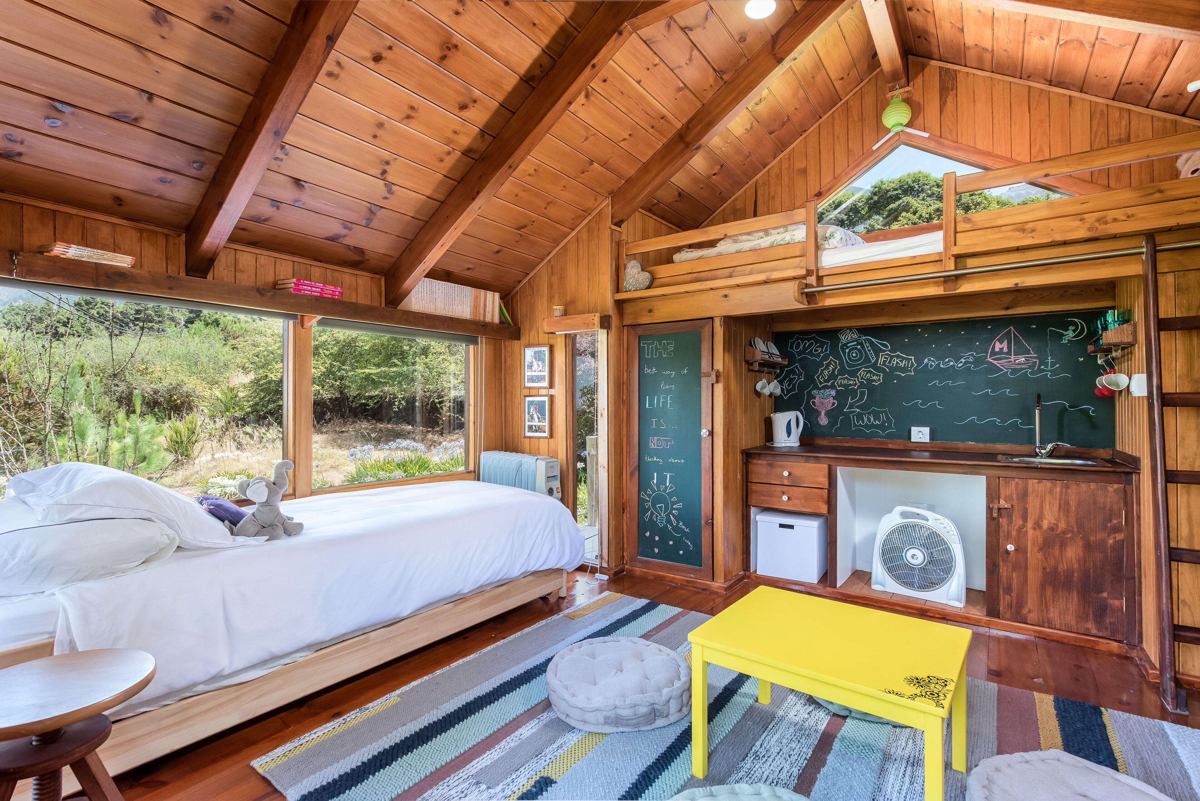 Tree House with farm house