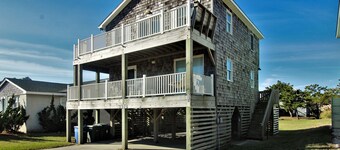 Semi-ocean front hjem i Nags Head til leje