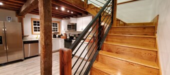 Charming cabin nestled deep in the woods, great for a peaceful getaway