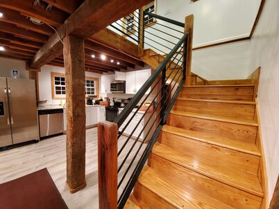 Charming cabin nestled deep in the woods, great for a peaceful getaway
