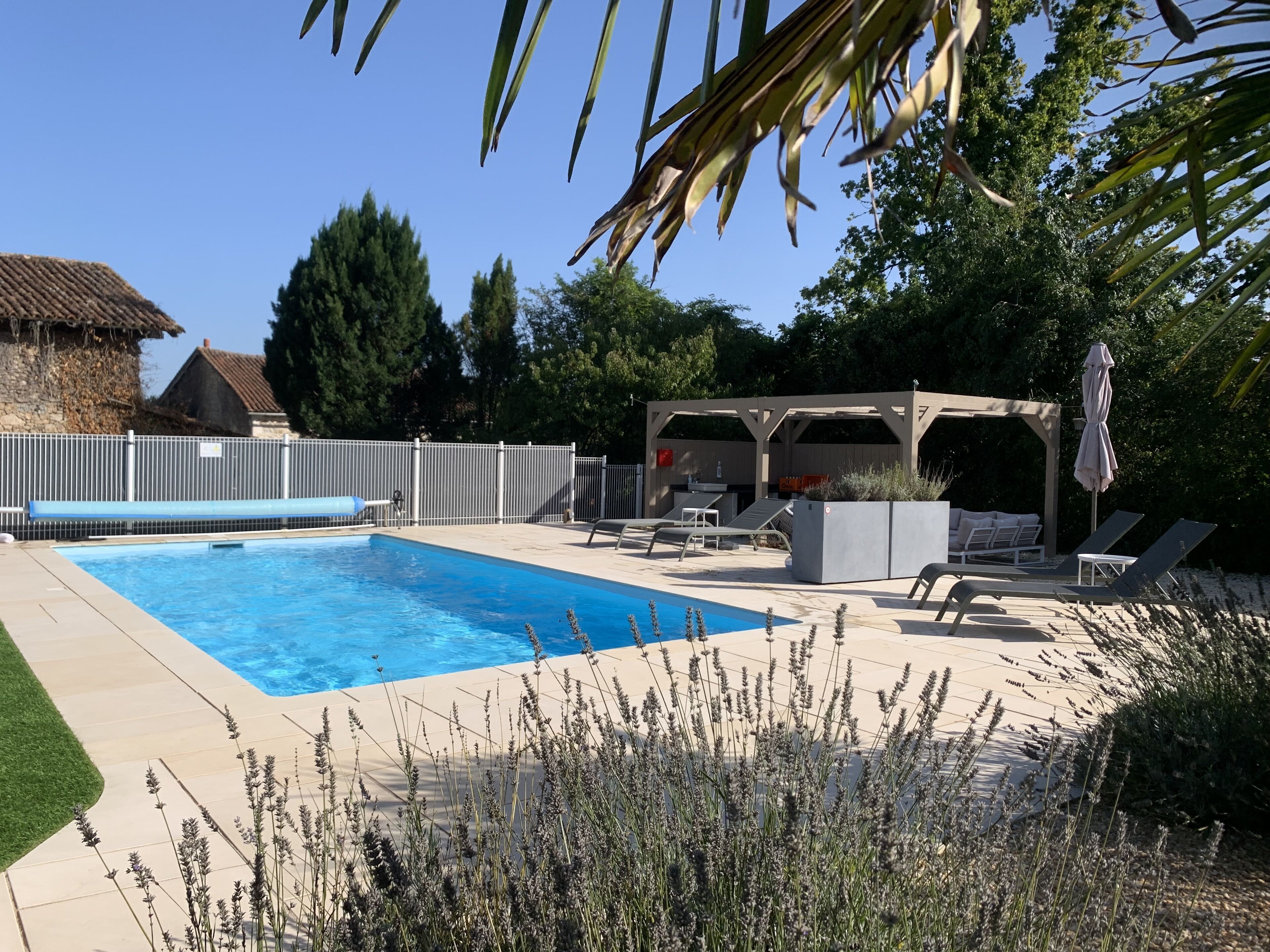 Piscine extérieure, piscine chauffée