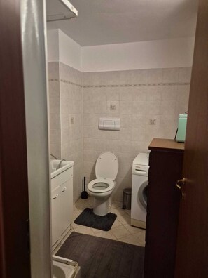 淋浴设施、吹风机、坐浴桶、毛巾