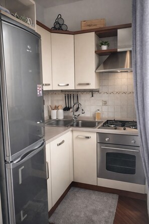 Frigorífic, forn, placa de cuina i rentaplats 