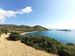 Na praia 