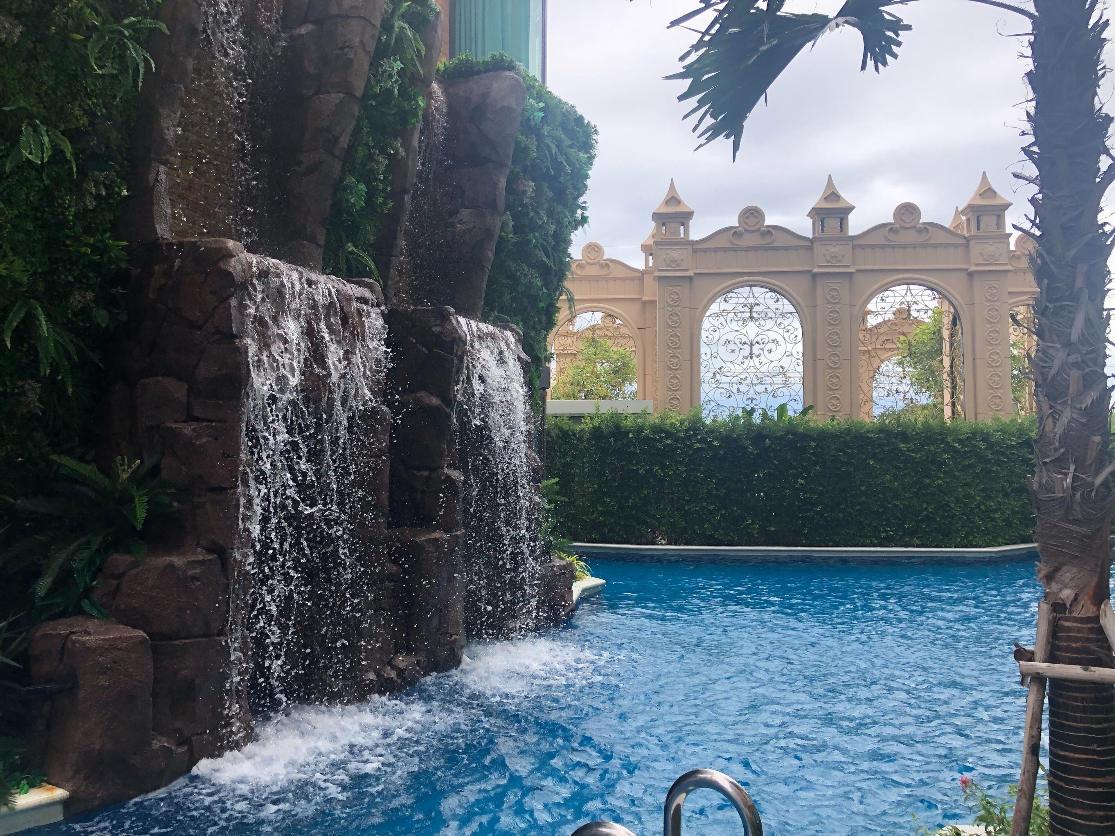 Outdoor pool, open 8:00 AM to 8:00 PM, free cabanas, pool umbrellas