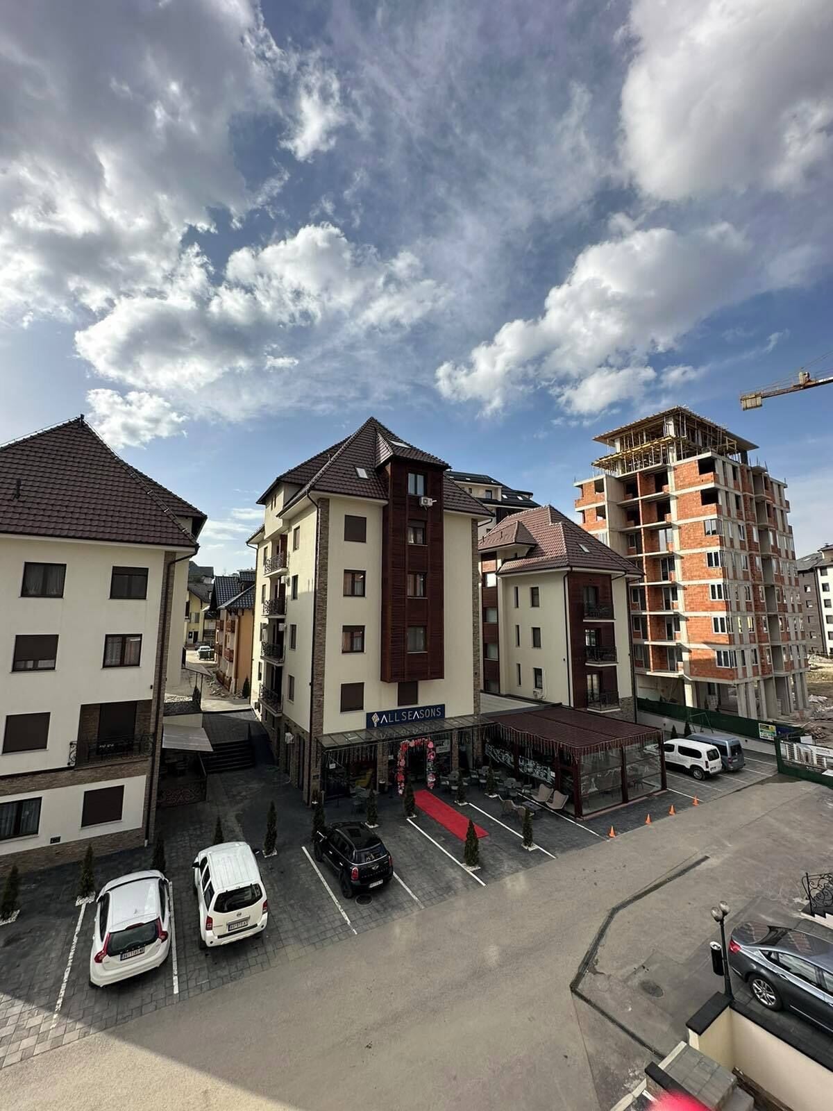 Façade de l’hébergement