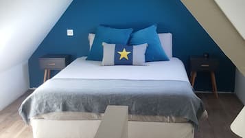 4 chambres, fer et planche Ă  repasser, Wi-Fi, draps fournis