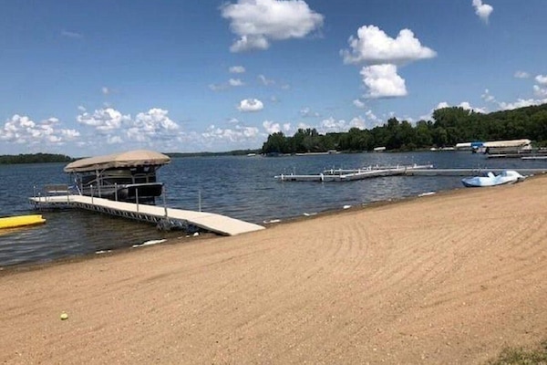 50 feet of gorgeous sand beach!