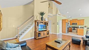 Télévision, table de tennis de table