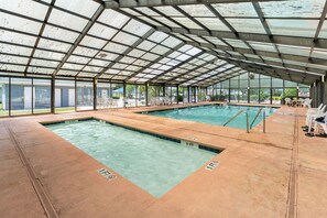 Indoor pool, outdoor pool