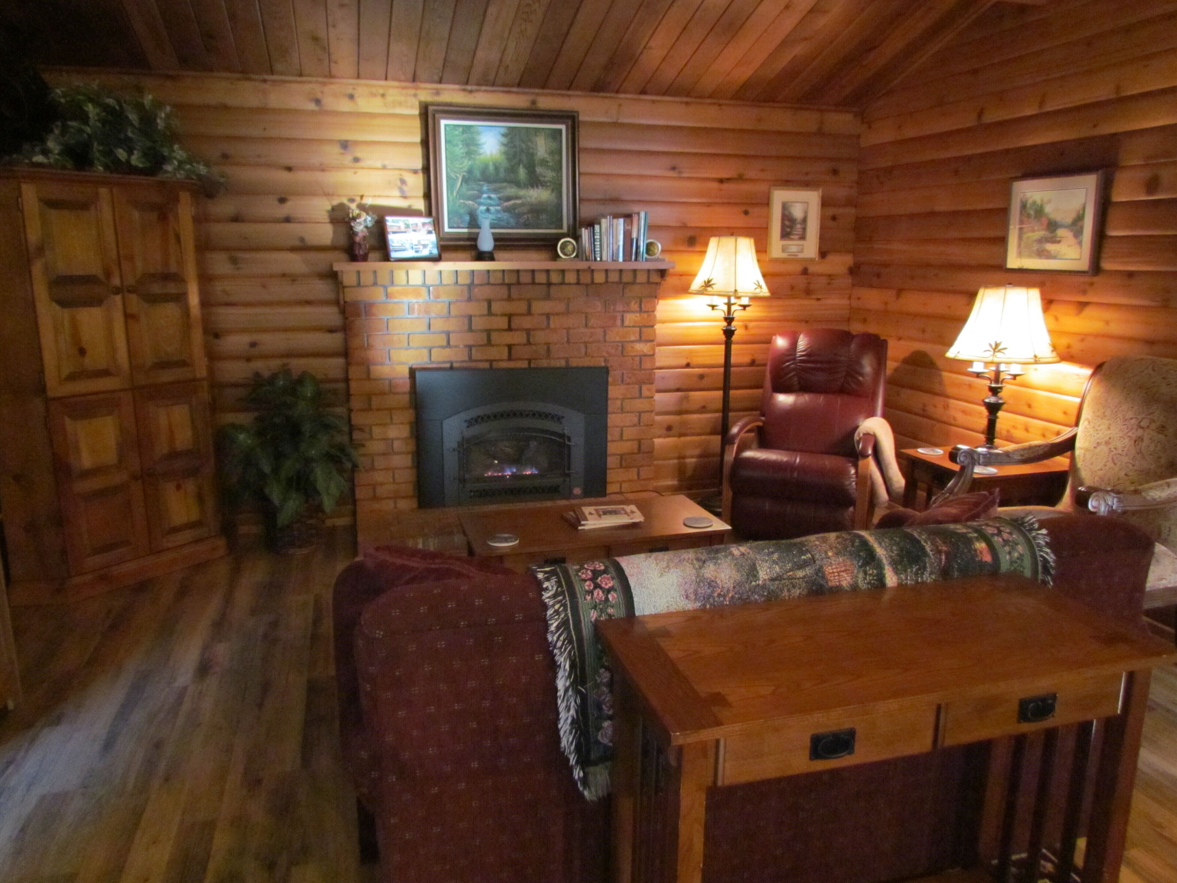 Log Cabin on 6 beautiful acres.  