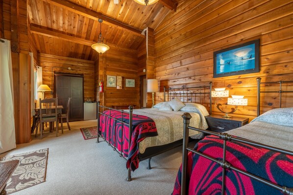 1 slaapkamer, een bureau, gratis wifi, beddengoed