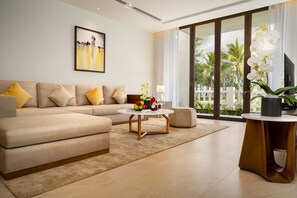 50-inch flat-screen TV with cable channels, TV