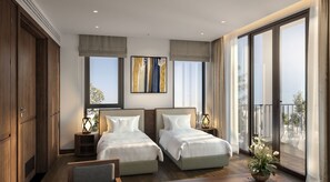 In-room safe, desk, laptop workspace, blackout drapes - Oakwood Ha Long (Ha Long)