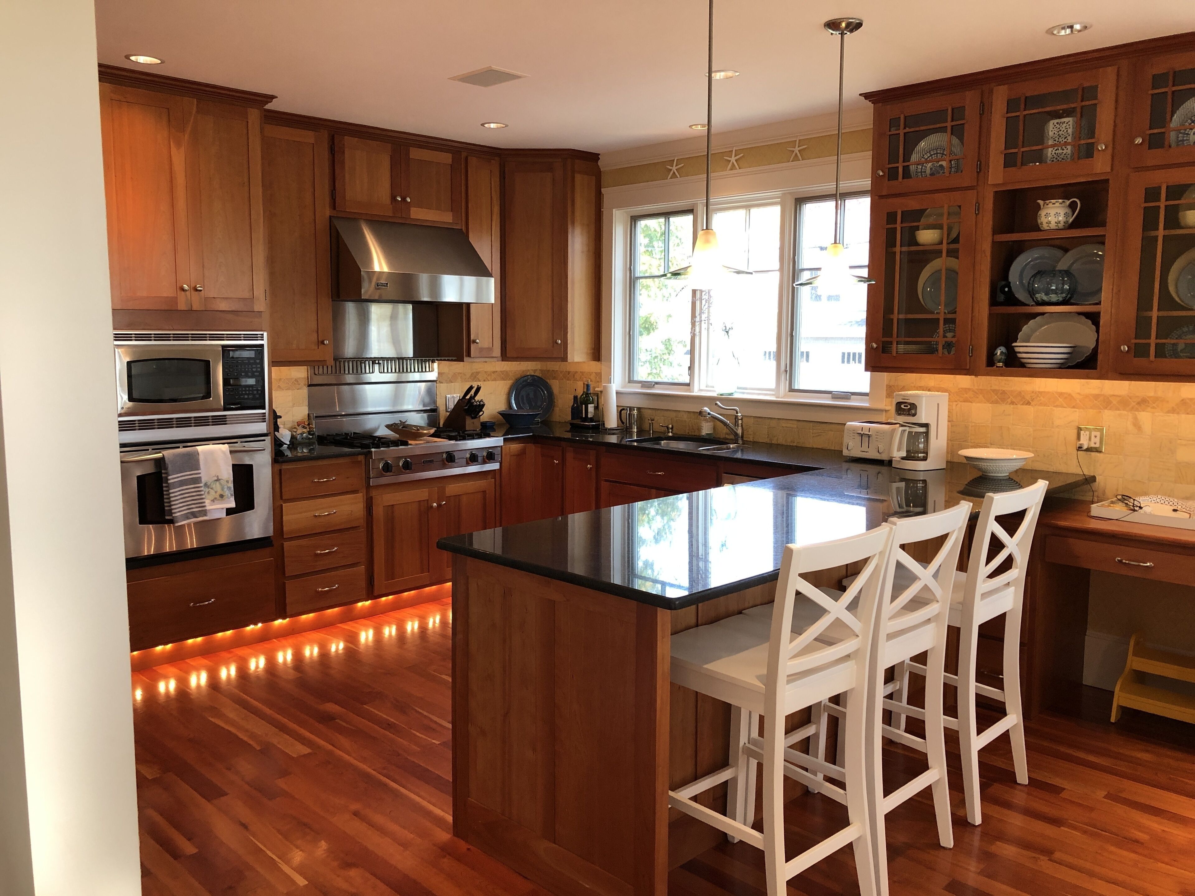 A cozy fireplace near Nubble Lighthouse