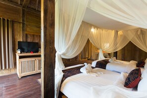 Wooden Joglo Twin Villa | Minibar, free WiFi - Ubud Art Resort (Mas)