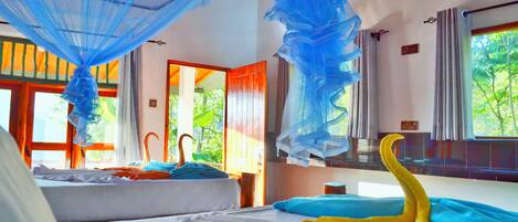 Deluxe Villa, 2 Bedrooms, Mountain View | Premium bedding, in-room safe, individually decorated
