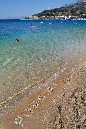 Beach - Apartment in Podgora with Terrace, Air condition, WIFI (4492-7) (Podgora)
