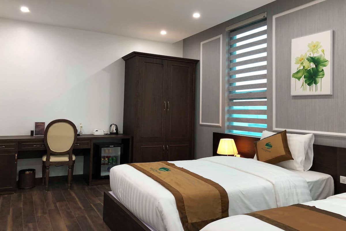 Quarto duplo | Frigobar, Wi-Fi de cortesia