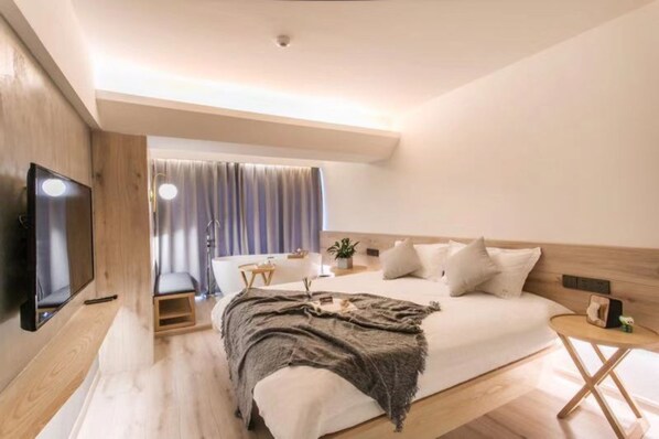 Doppia Elite | Una scrivania, tende oscuranti, Wi-Fi gratuito, lenzuola