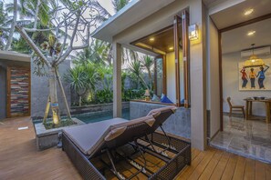 Villa Romantica, piscina privata | Vista dalla camera