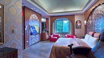 Minibar, desk, blackout curtains, soundproofing