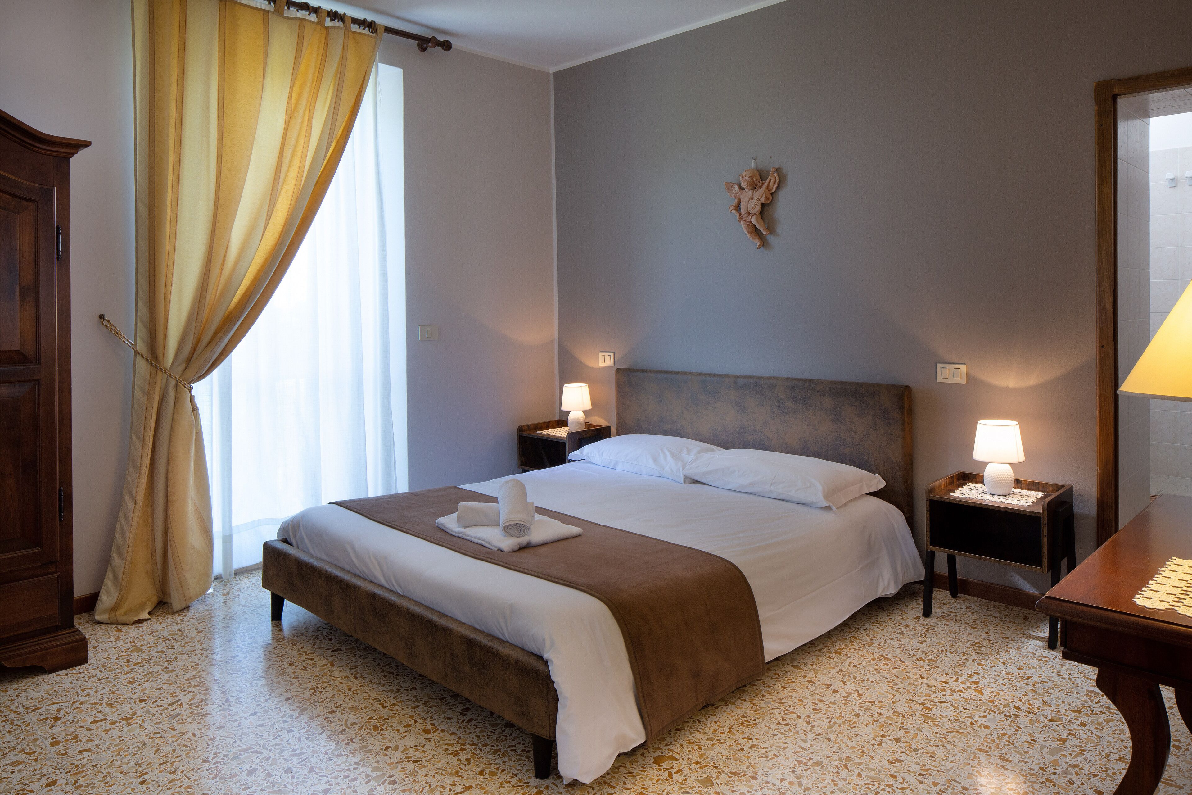 Tradisjonell leilighet, 1 soverom (Casale 4) | 1 soverom, skrivebord, blendingsgardiner og lydisolert