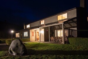 Front of property – evening/night