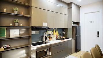 5BR Duplex villa by the beach | Private kitchen | Griddle, dining tables