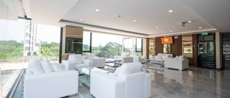 Sala de estar en el lobby