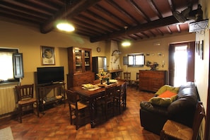Apartment, 5 Bedrooms, Non Smoking | Living area | Flat-screen TV, DVD player, ping pong