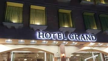 Front of property – evening/night