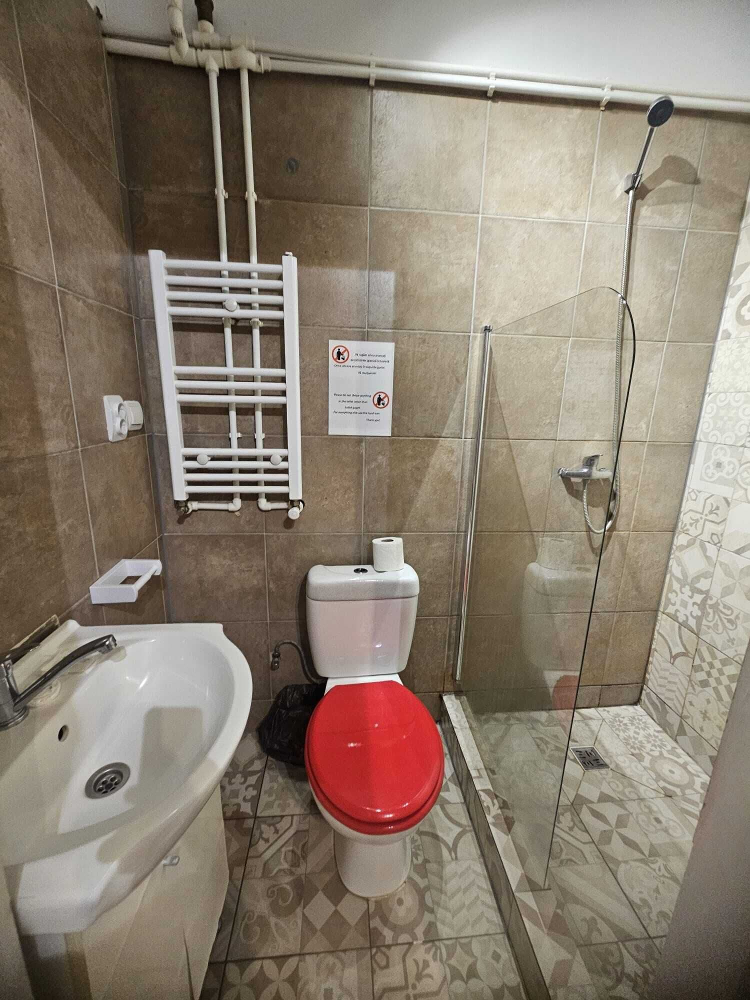 Standard Apartment | Bathroom | Shower, hair dryer, towels, soap