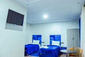 Free WiFi, bed sheets