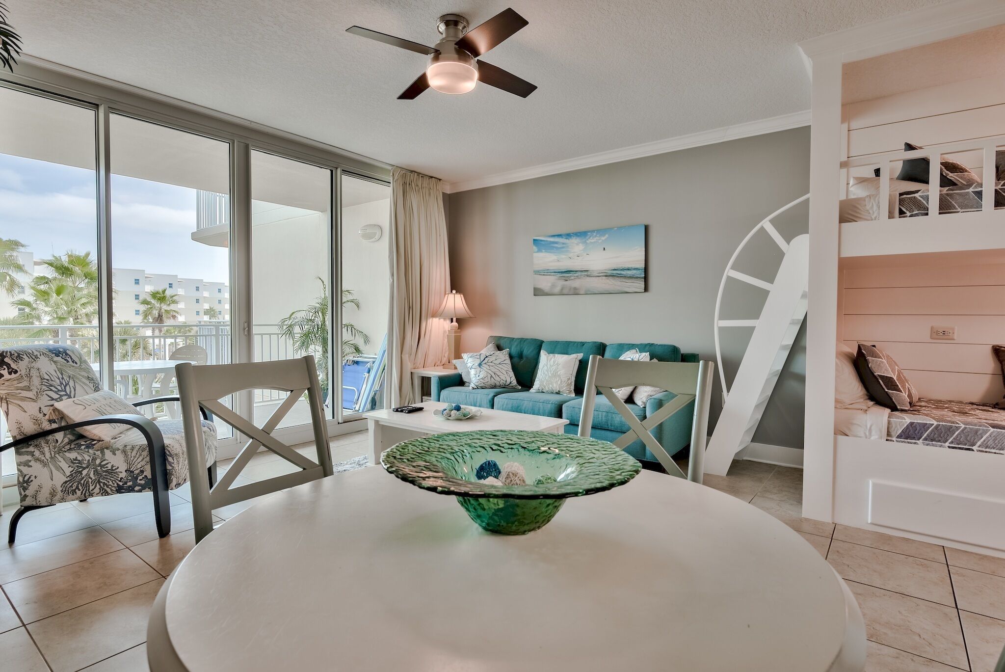 Waterscape 4th Flr  B area with Courtyard views - on the beach - New!