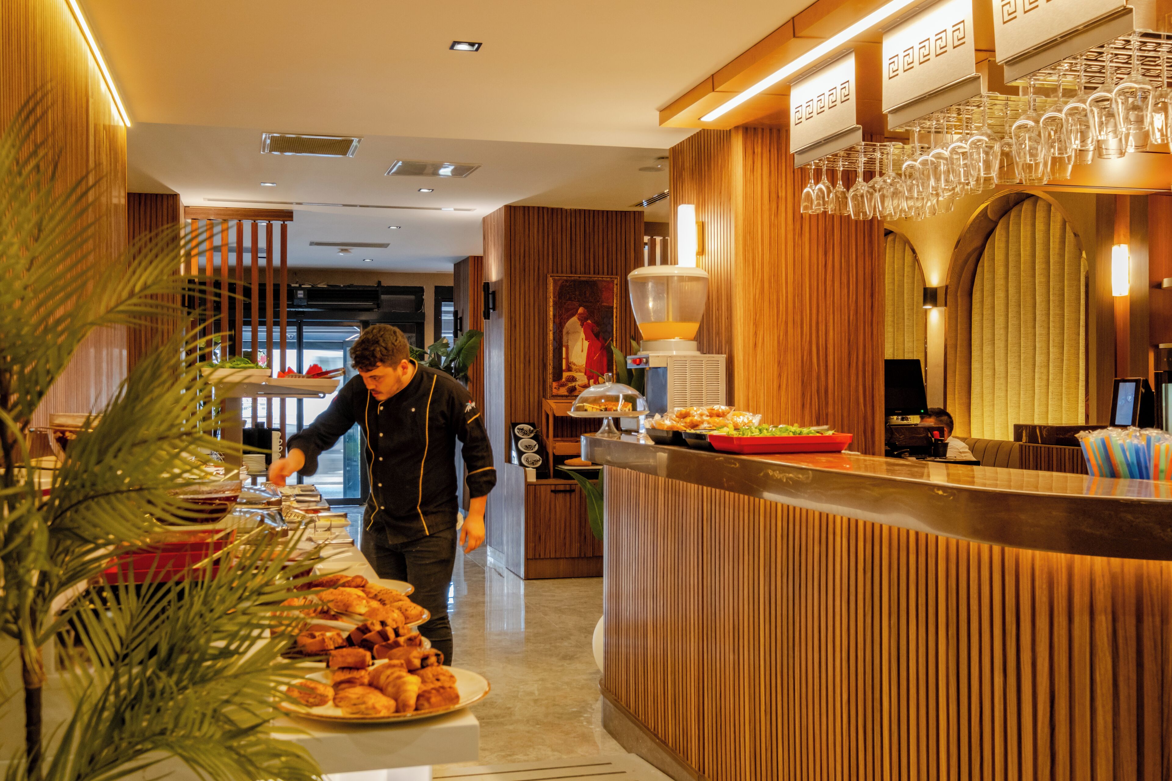 daily buffet breakfast (eur 10 per person)