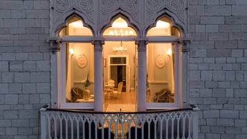 Front of property - evening/night