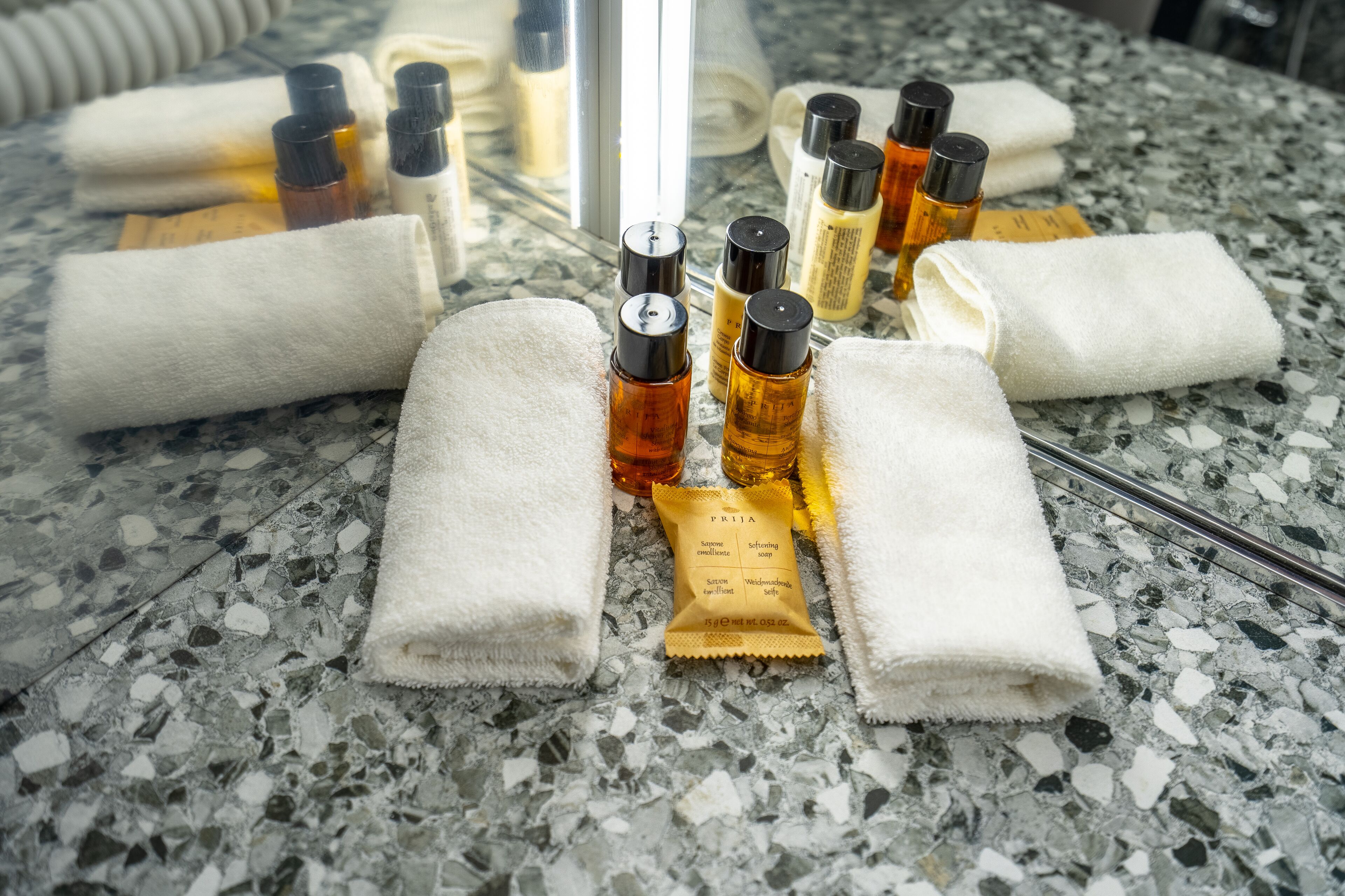 shower, free toiletries, hair dryer, bathrobes