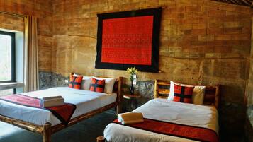 Triple Bungalow | 1 bedroom, premium bedding, desk, blackout drapes