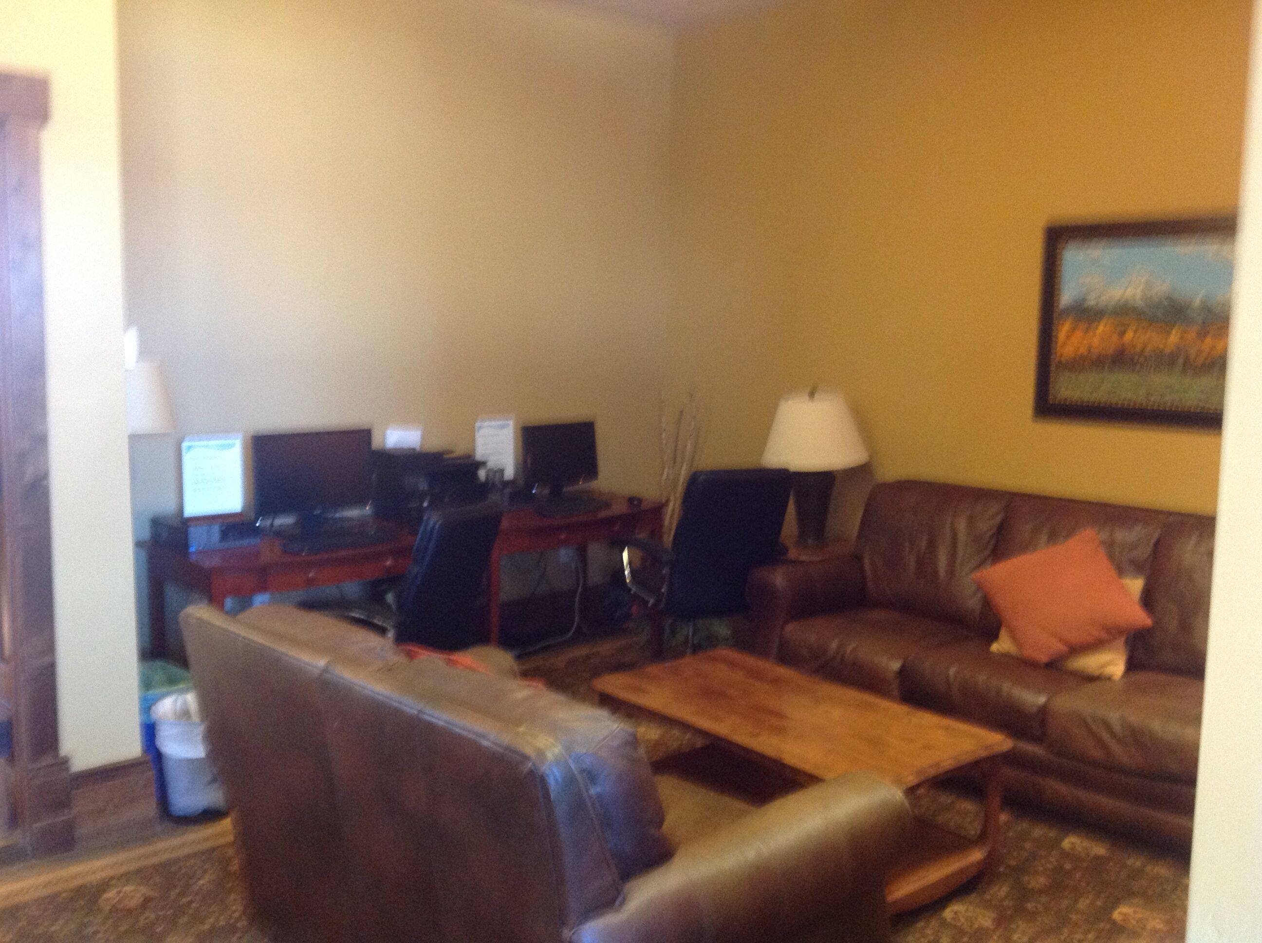 Two bedroom unit only available Monday January 2.  One night only.   $750