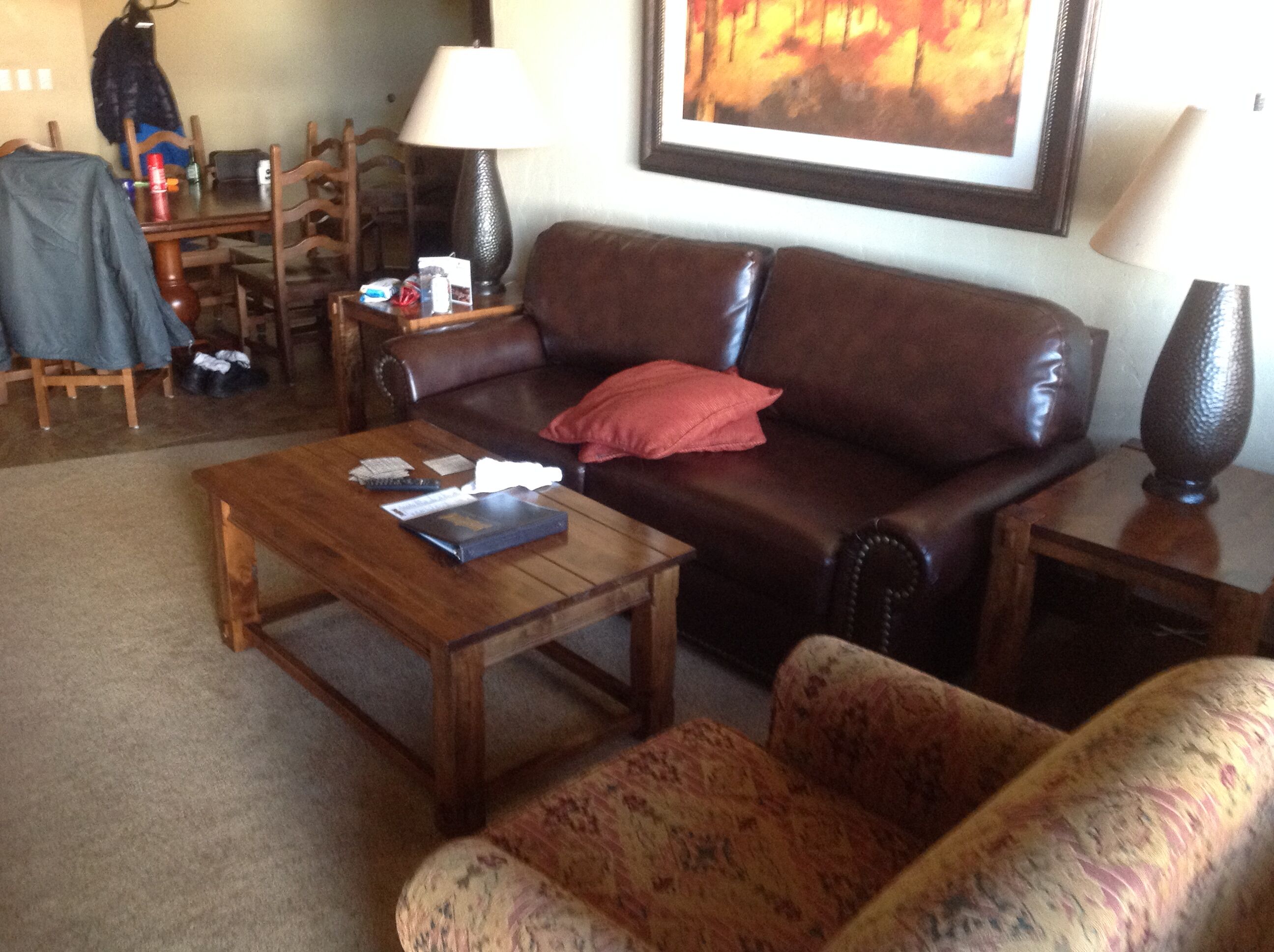 Two bedroom unit only available Monday January 2.  One night only.   $750