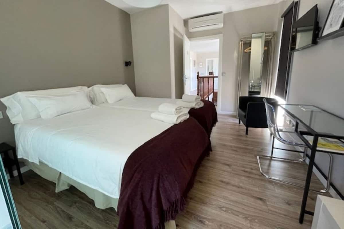 Room Five Double Standard 2 beds | Premium bedding, memory foam beds, individually decorated