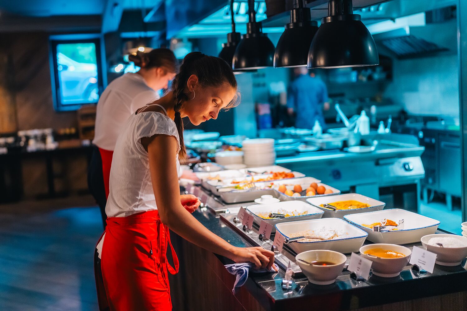 Se ofrece un desayuno bufé todos los días (por un coste adicional)