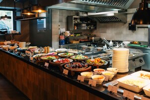 Daily buffet breakfast (EUR 17 per person)