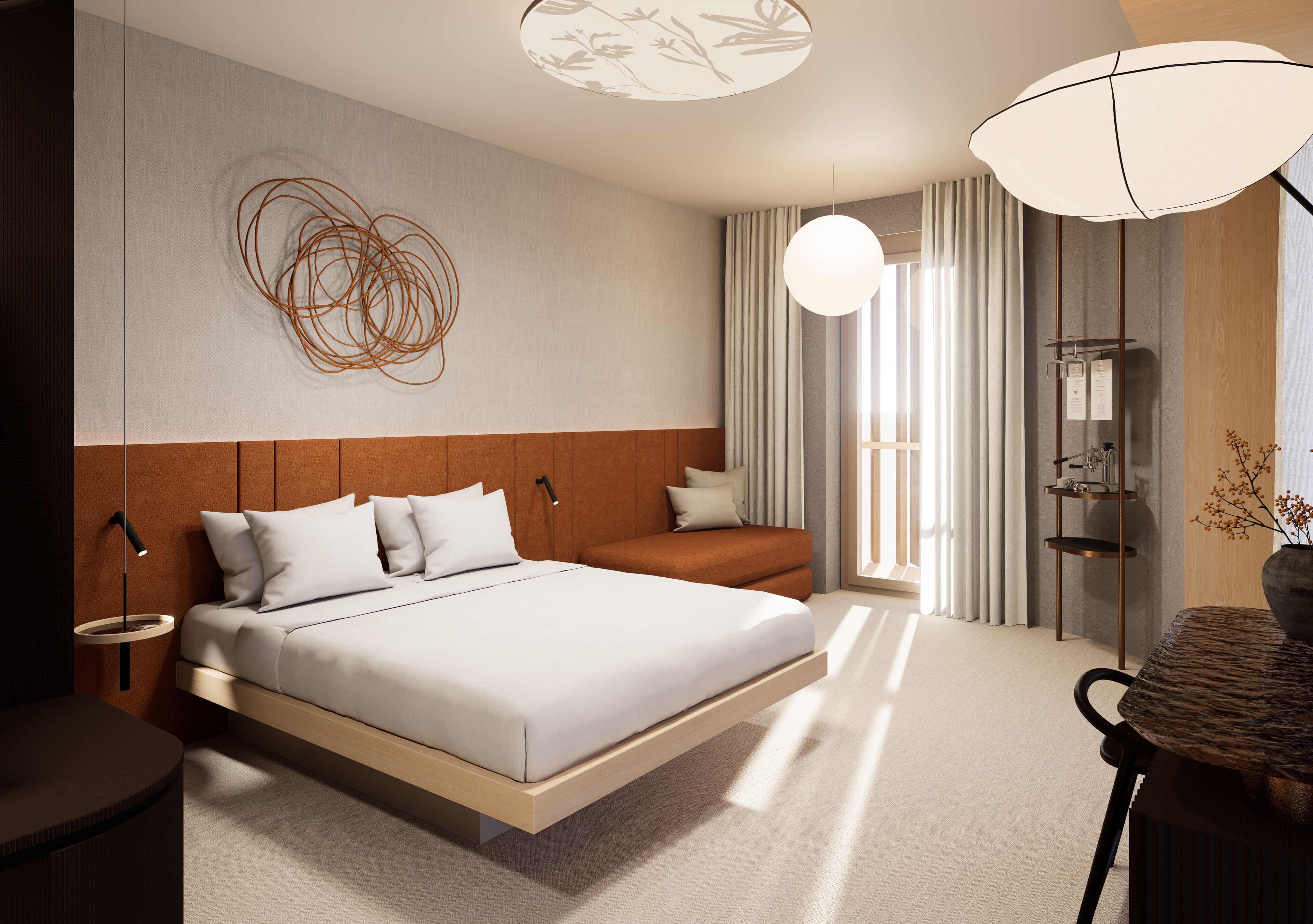 Chambre Double Supérieure | Bureau, lits bébé (en supplément), Wi-Fi gratuit, draps fournis