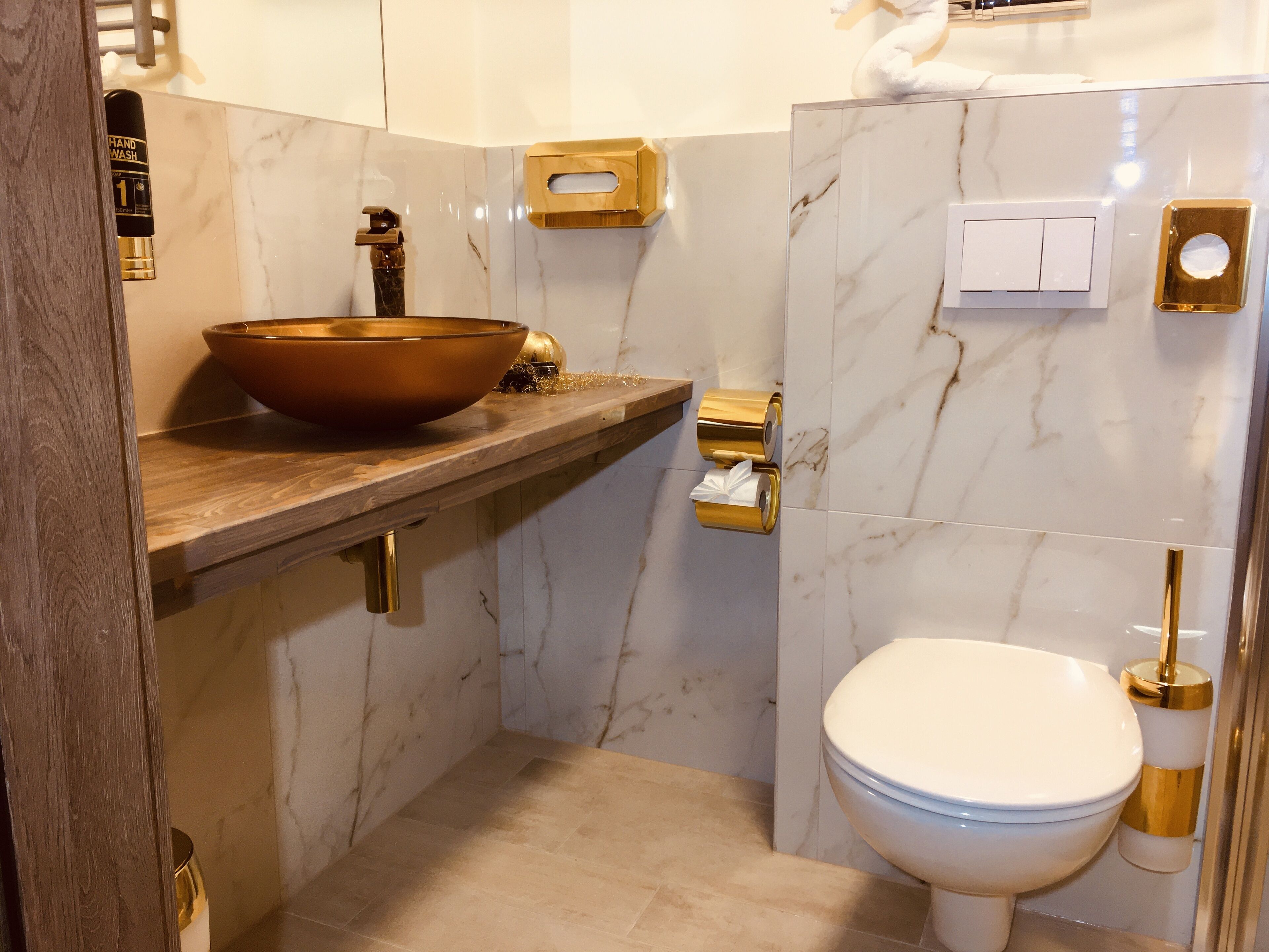 single room | bathroom | shower, hair dryer, towels, soap