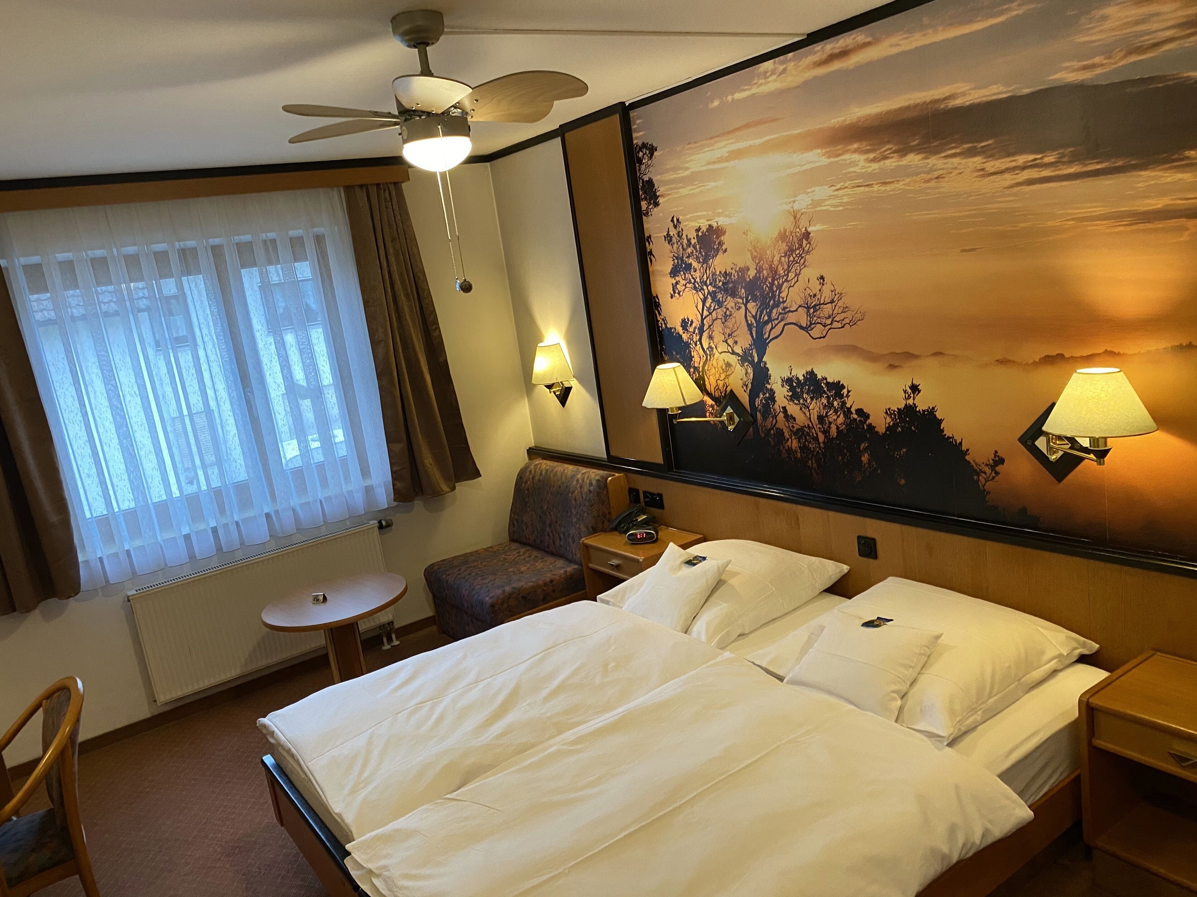 Business-Doppel- oder -Zweibettzimmer | Minibar, Schreibtisch, laptopgeeigneter Arbeitsplatz