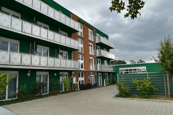 Façana frontal de l'allotjament