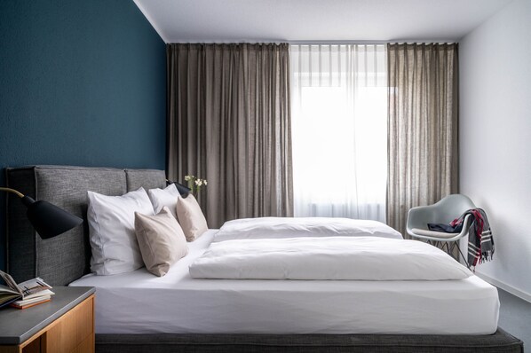 Comfort-Apartment (Stube) | Hochwertige Bettwaren, Daunenbettdecken, individuell dekoriert